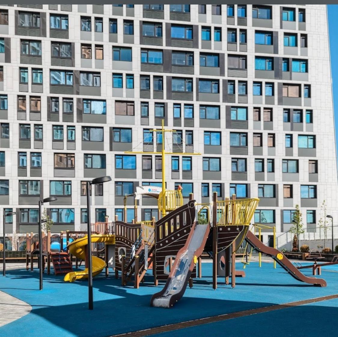 קייב Manhattan City Apart View On The City- Parking מראה חיצוני תמונה
